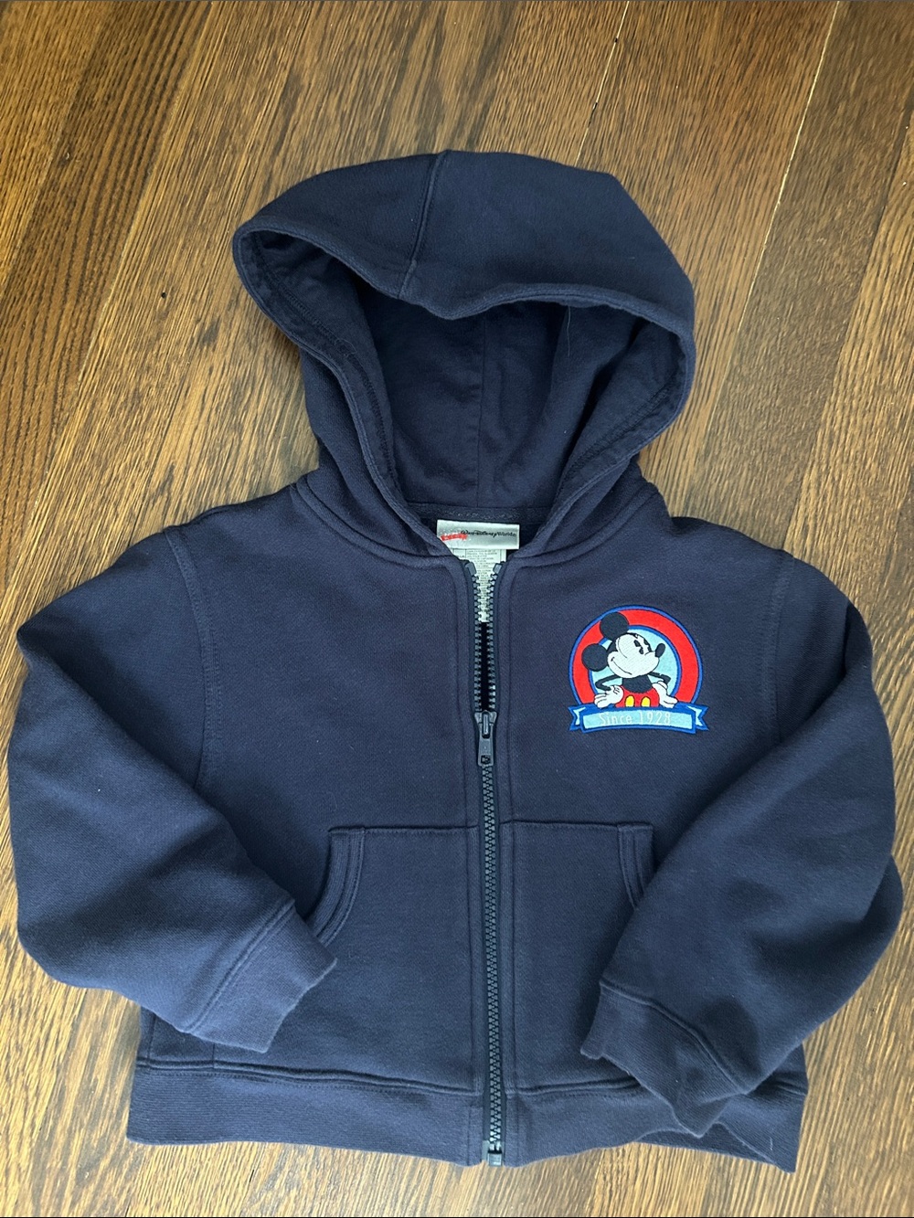 Disney Kids - Mickey zip up hooded sweatshirt